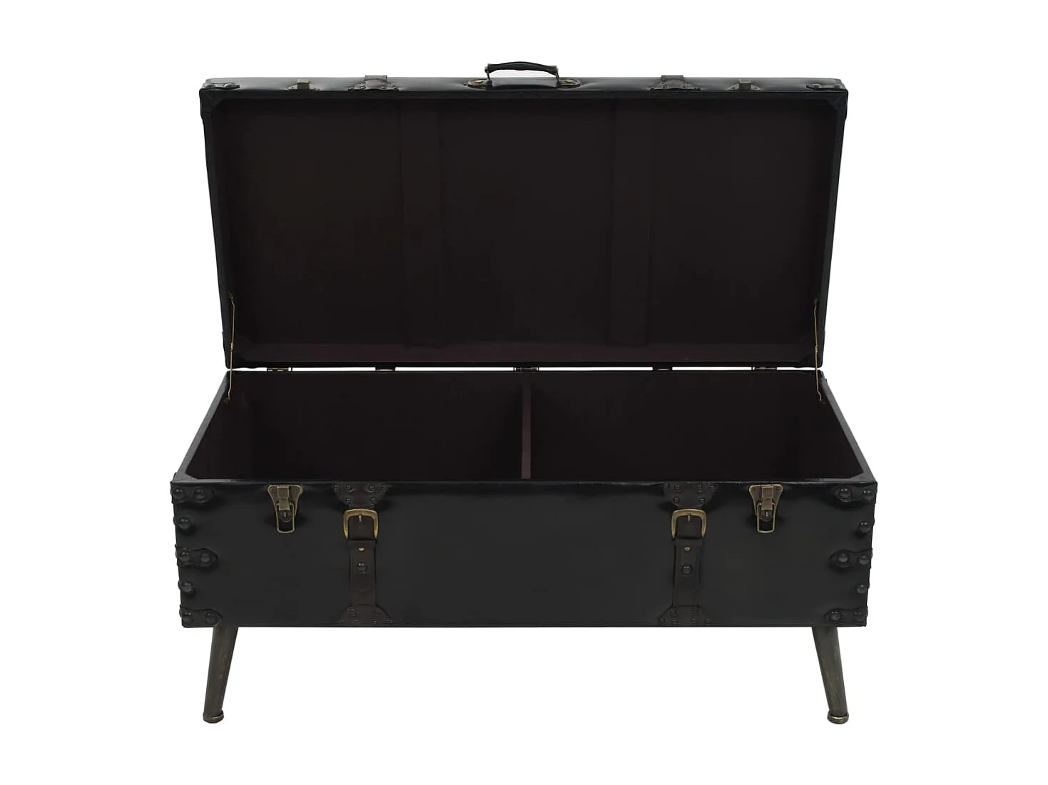 Salontafel 102x51x48 cm MDF en staal