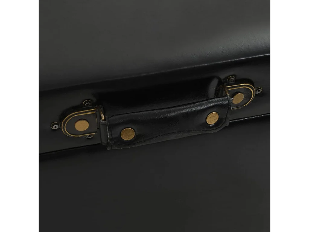 Couchtisch MDF und Stahl 102x51x48 cm