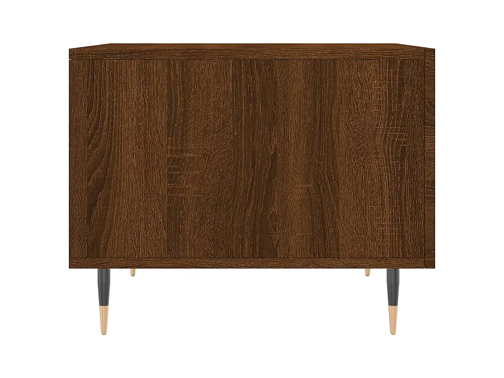 Couchtisch Braun Eichen-Optik 50x50x40 cm Holzwerkstoff
