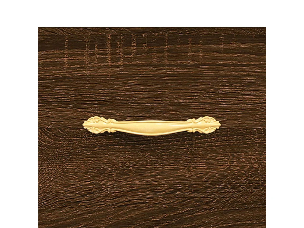 Couchtisch Braun Eichen-Optik 50x50x40 cm Holzwerkstoff