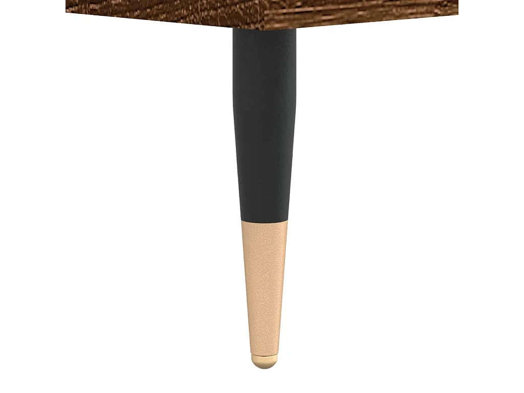 Couchtisch Braun Eichen-Optik 50x50x40 cm Holzwerkstoff
