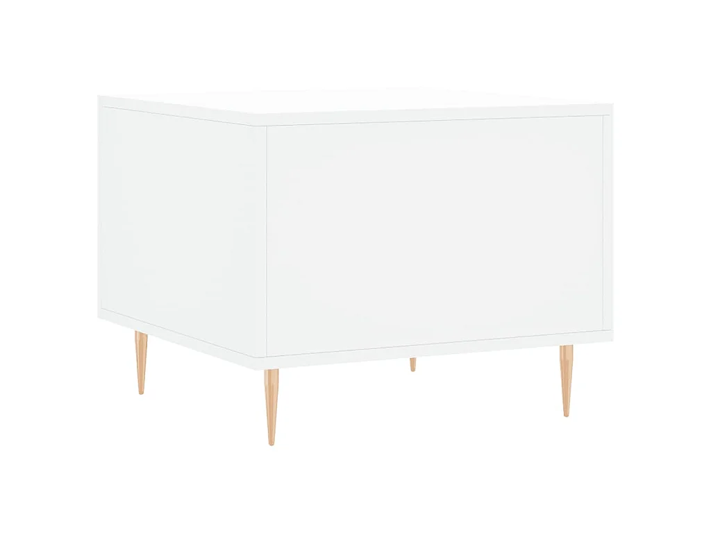 Couchtisch Weiß 50x50x40 cm Holzwerkstoff