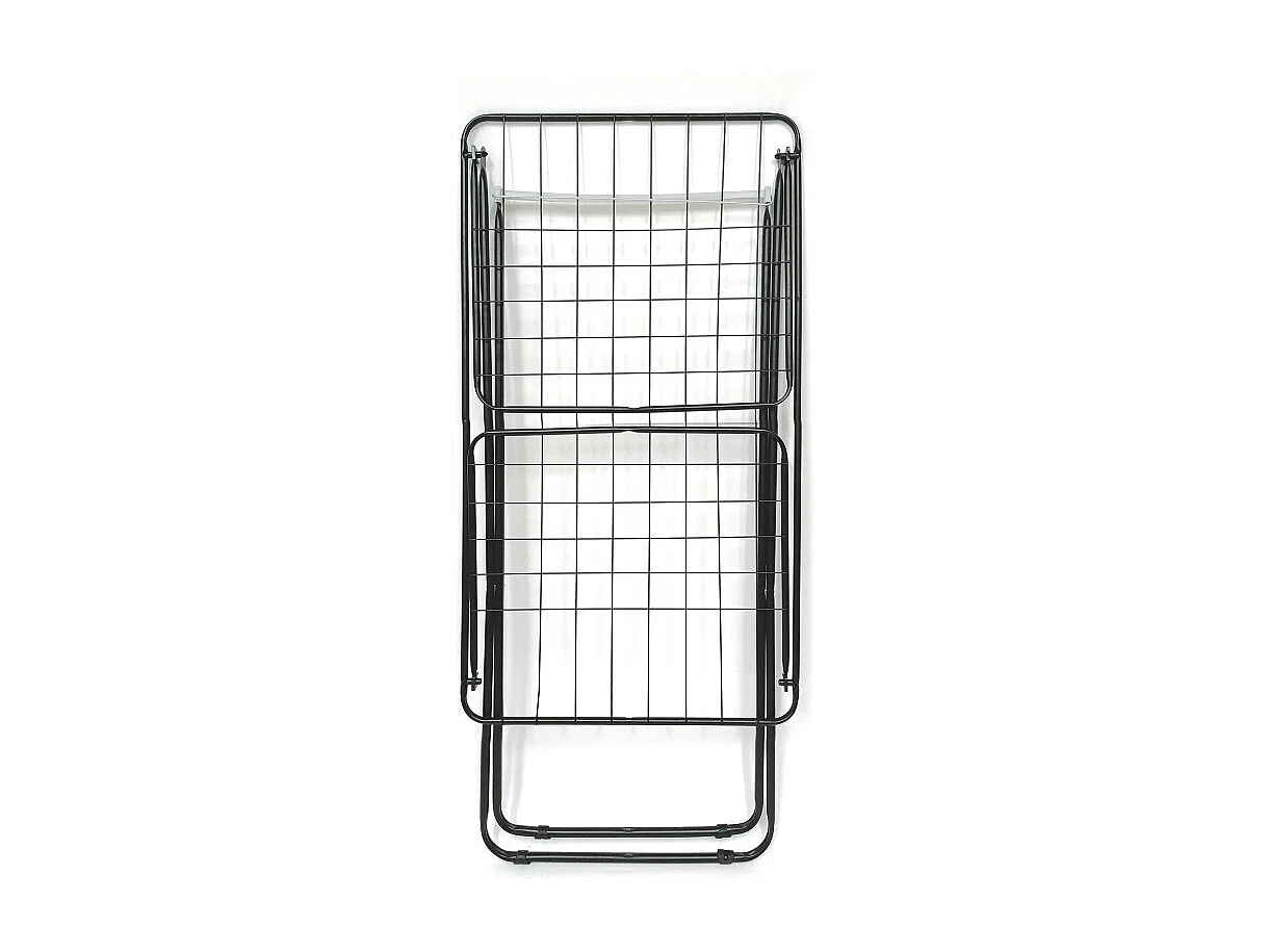 Etendoir à  linge à  ailes en Acier 18M Noir mat MSV
