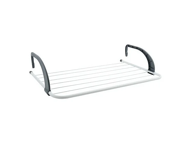 Etendoir balcon 5M Acier Blanc & Noir MSV