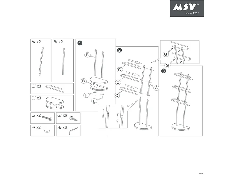 Porte Serviettes Acier Chromé MSV