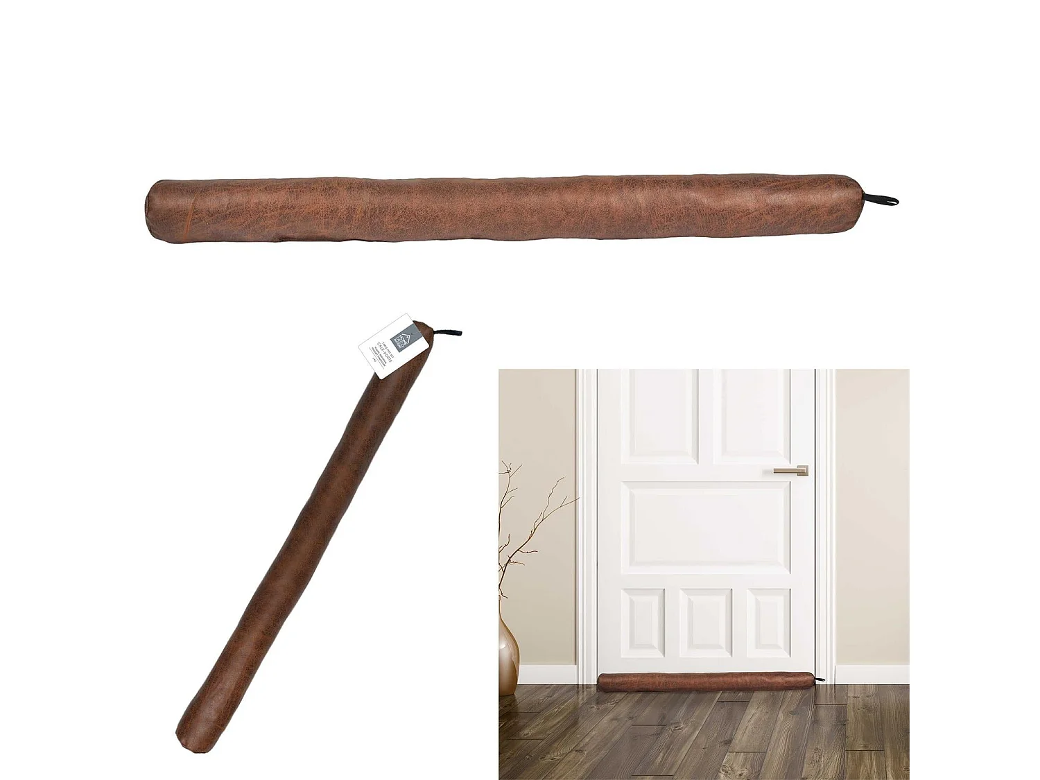 Boudin Bas de Porte "Chic" 80cm Camel