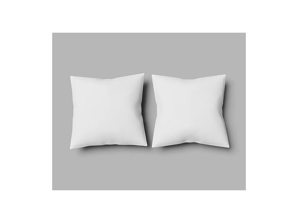 Oreiller rectangulaire ou carré moelleux 100% Polyester Fibres Creuses Coussin Promo Linge