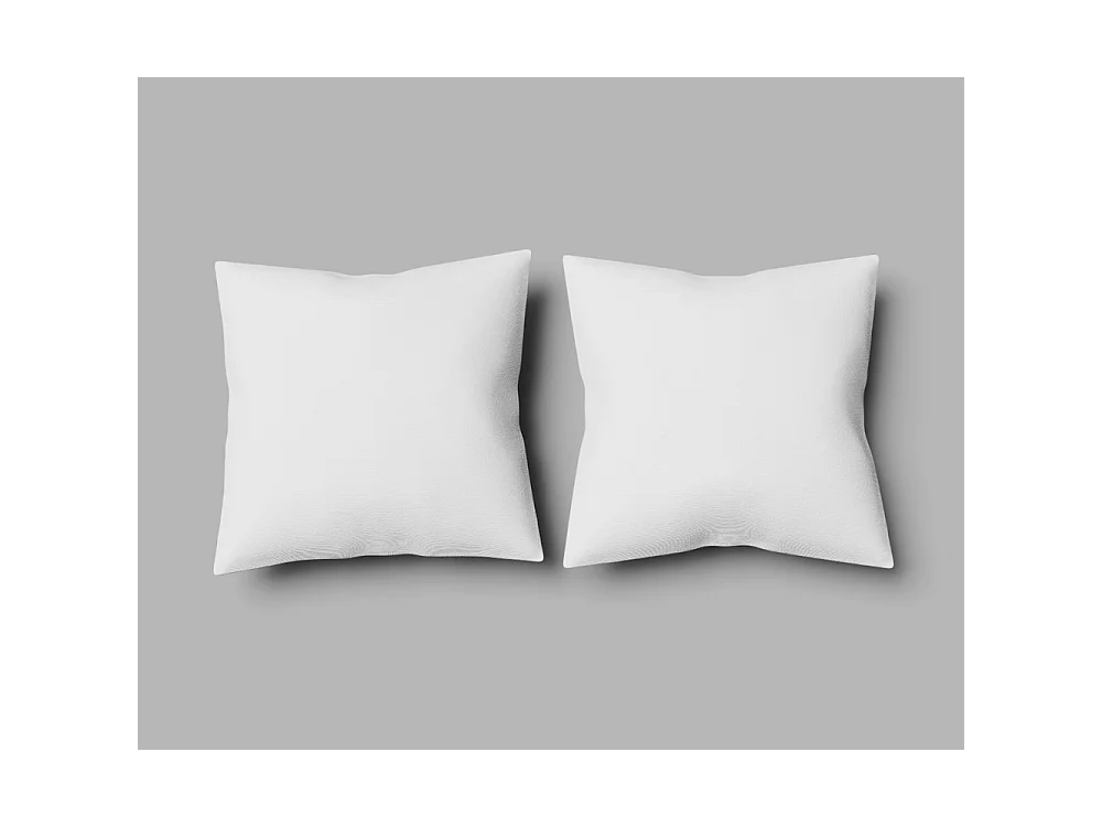 Oreiller rectangulaire ou carré moelleux 100% Polyester Fibres Creuses Coussin Promo Linge