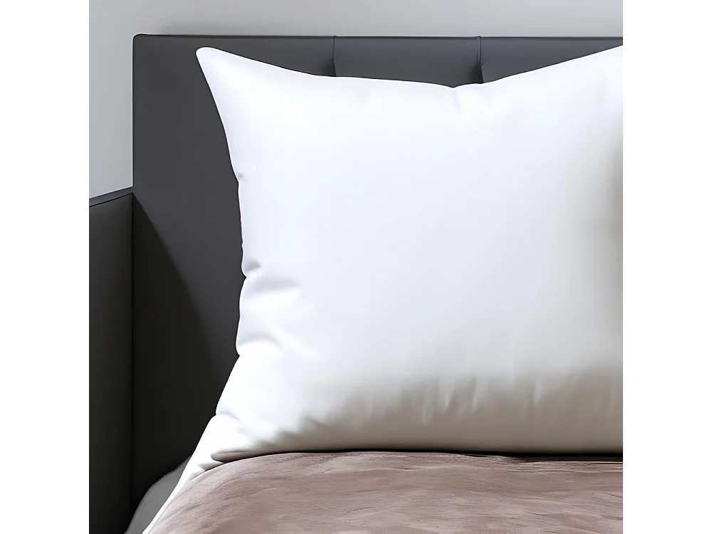 Oreiller rectangulaire ou carré moelleux 100% Polyester Fibres Creuses Coussin Promo Linge