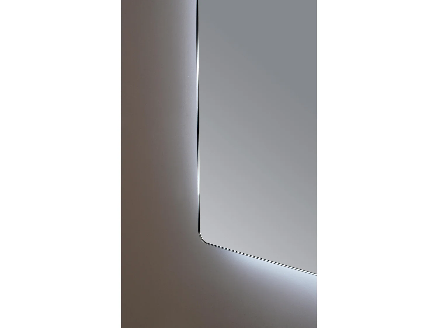 LuxuryBain- Miroir de salle de bain LED à luminosité variable rectangulaire 120x60