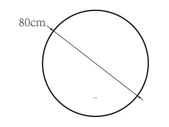 LuxuryBain- Miroir de salle de bain LED à luminosité variable 80cm rond avec cadre en aluminium noir et touche sensitive