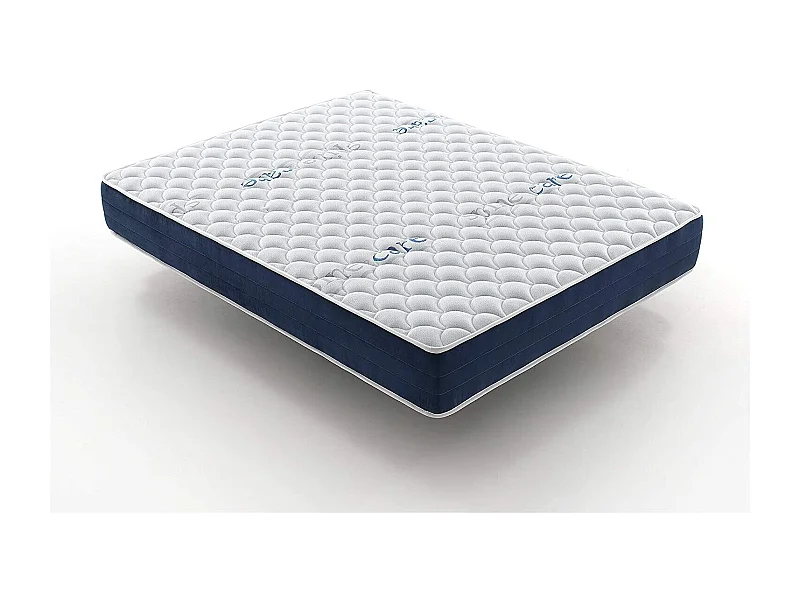 Matelas 200x200 mousse real confort | mousse à mémorie de forme visco soft® | épaisseur 25 cm  - double face été-hiver