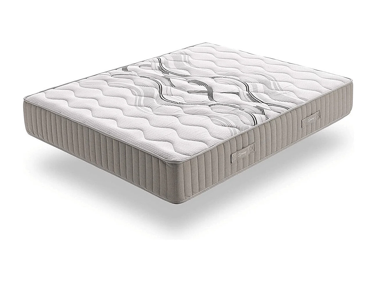 Matelas 180x200 visco spring | ressorts ensachés et mousse hr haute densité | epaisseur 26 cm | 11 zones de confort - système multicouche