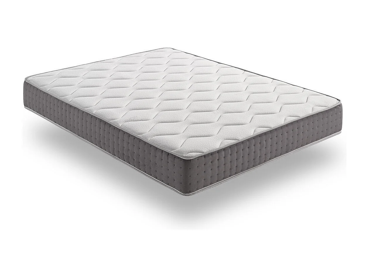 Matelas 90x200 mousse ergo equilibré® | mousse a mémoire de forme soft | épaisseur 19 cm | haute ventilation | thermoregulator | indépendance de couchage excelente