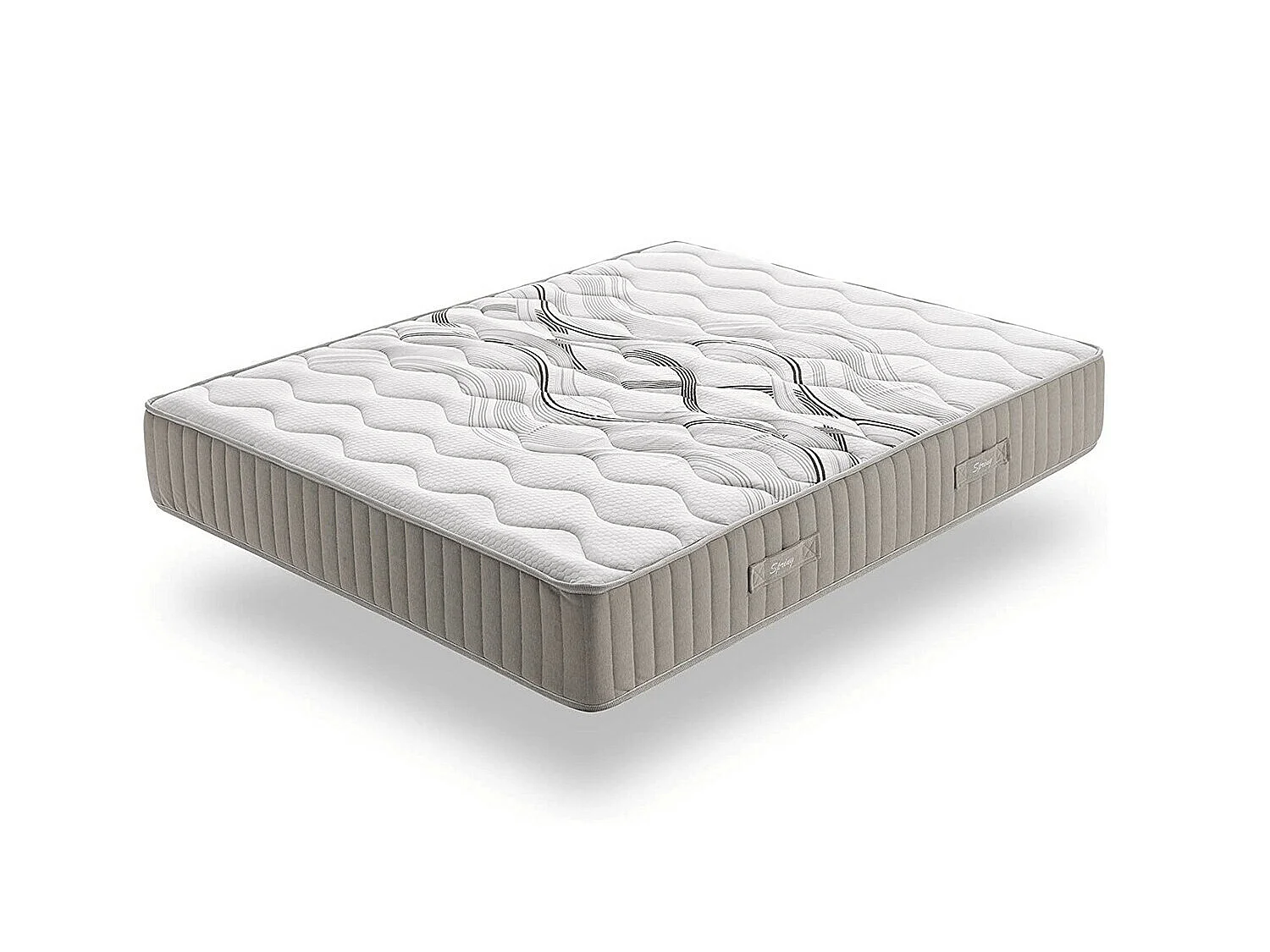 Matelas 140x190 visco spring | ressorts ensachés et mousse hr haute densité | epaisseur 26 cm | 11 zones de confort - système multicouche