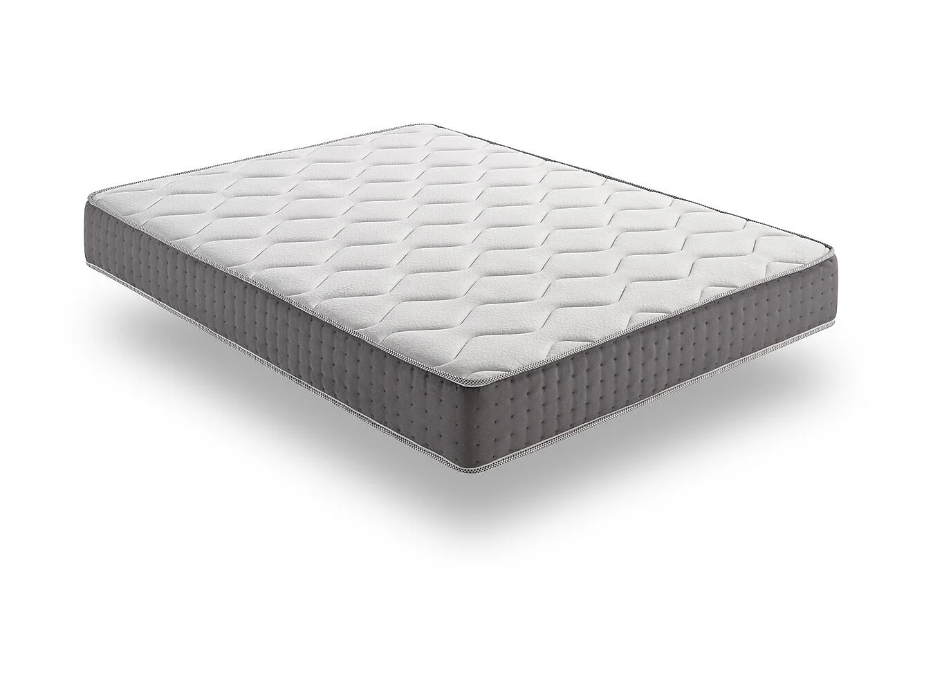 Matelas 200x200 mousse ergo equilibré® | mousse a mémoire de forme soft | épaisseur 19 cm | haute ventilation | thermoregulator - indépendance de couchage excelente