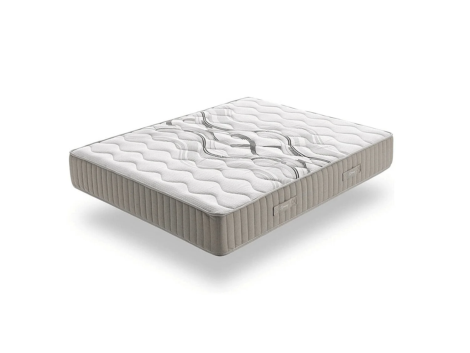 Matelas 90x200 visco spring | ressorts ensachés et mousse hr haute densité | epaisseur 26 cm | 11 zones de confort - système multicouche