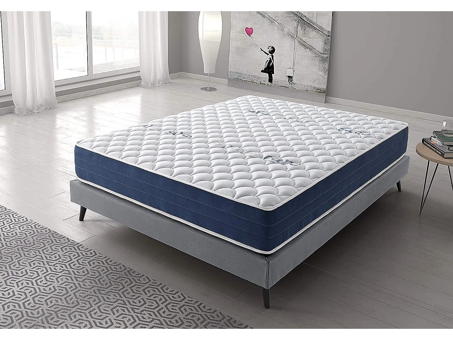 Matelas 135x190 mousse real confort | mousse à mémorie de forme visco soft® | épaisseur 25 cm | double face été-hiver