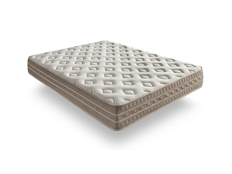 matras 200x200 bio thermal cashmere | schuim á geheugen van vorm | dikte 30 cm | 11 zones van comfort | certifié oeko-tex® - accueil moelleux