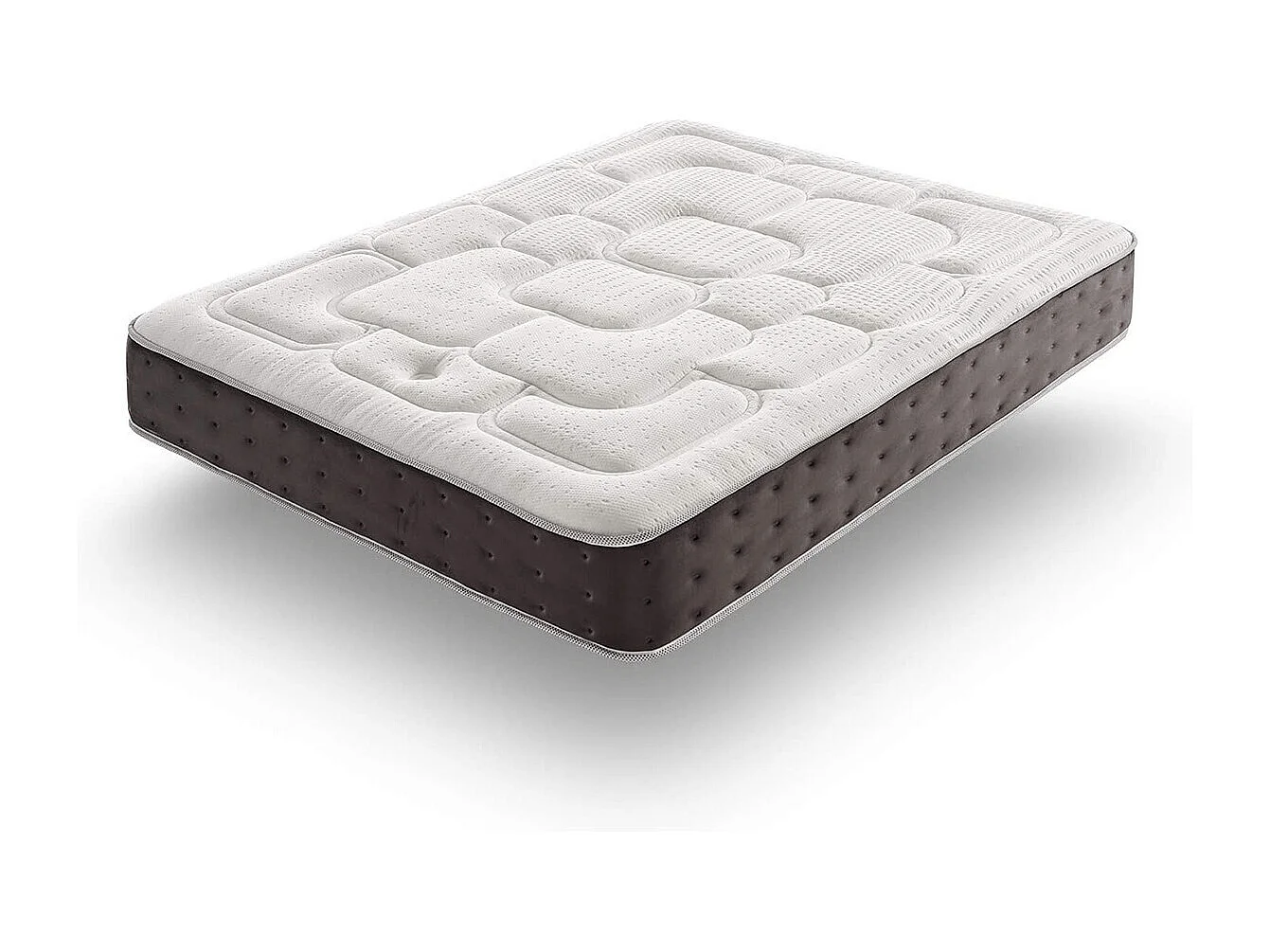 matras 140x200 schuim royal top® | schuim à geheugen van vorm | viscographene | epaisseur 30 cm | thermo-regule | independance van couchage - 11 zones