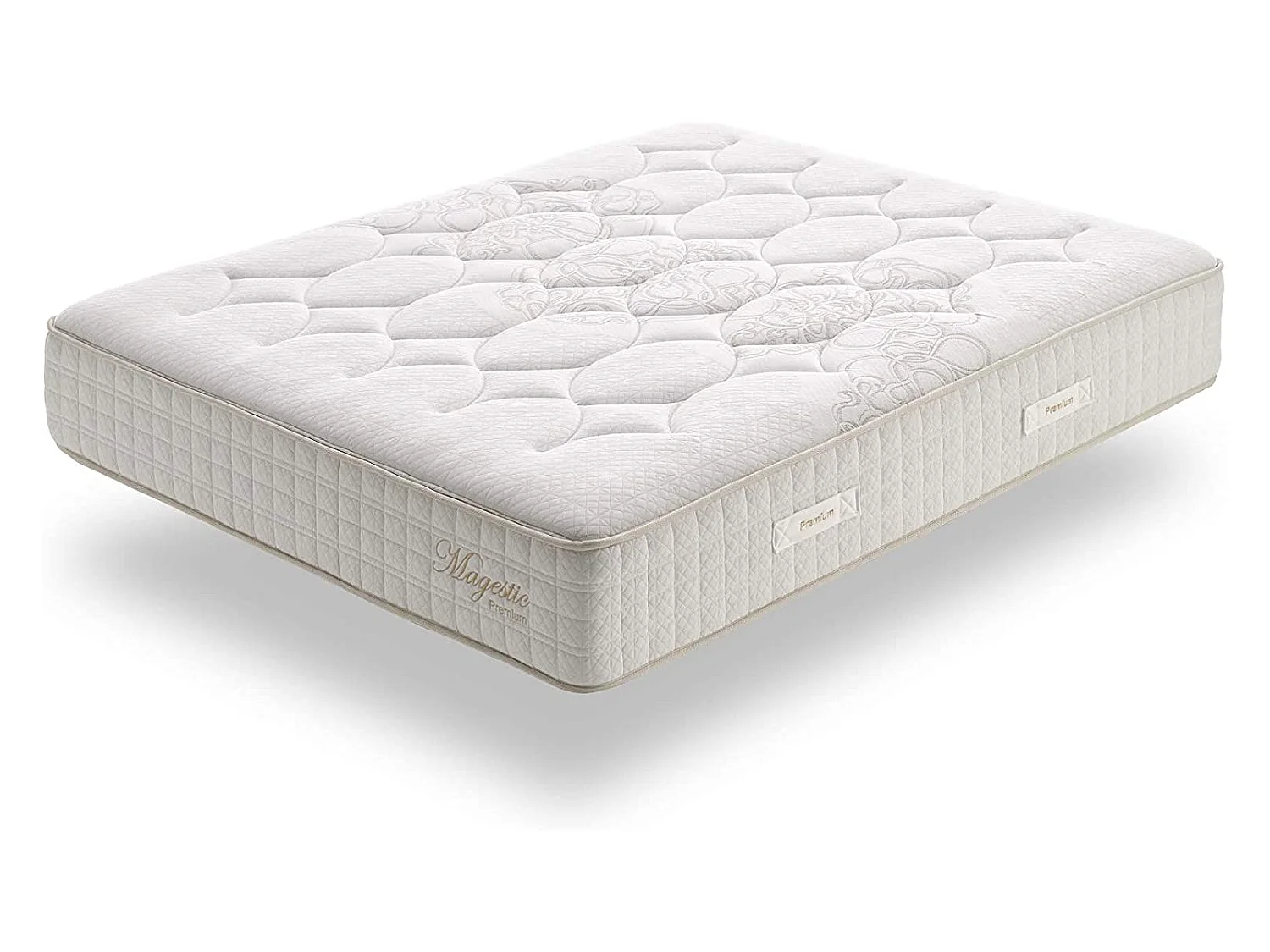 Matelas 180x200 ressorts magestic® | ressorts ensachés avec mousse á mémoire | épaisseur 30 cm - avec 9 couches différentes