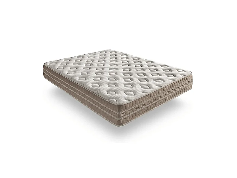 Matelas 140x200 bio thermal cashmere | mousse á mémoire de forme | épaisseur 30 cm | 11 zones de confort | certifié oeko-tex® | accueil moelleux