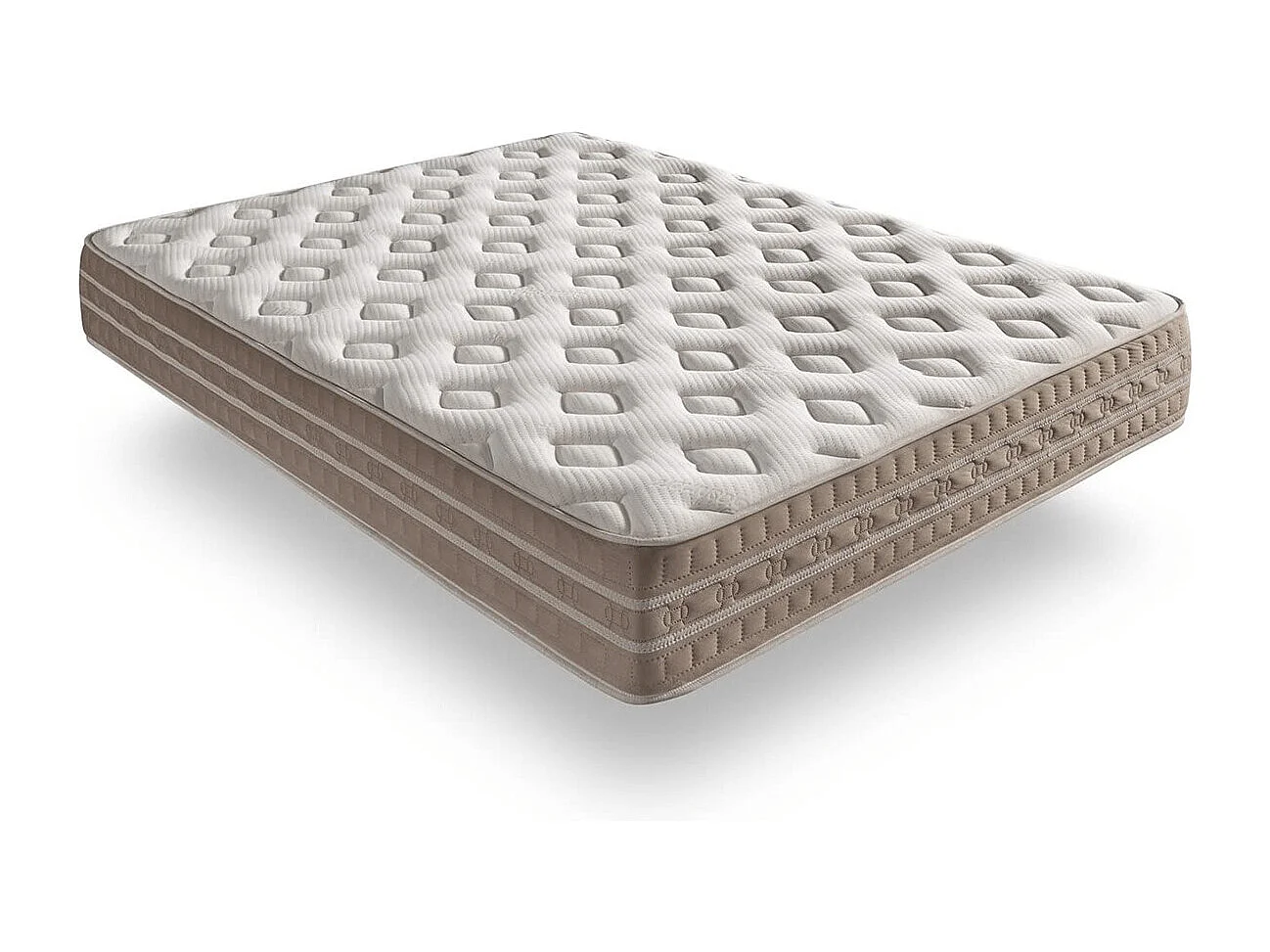Matelas 140x200 bio thermal cashmere | mousse á mémoire de forme | épaisseur 30 cm | 11 zones de confort | certifié oeko-tex® | accueil moelleux