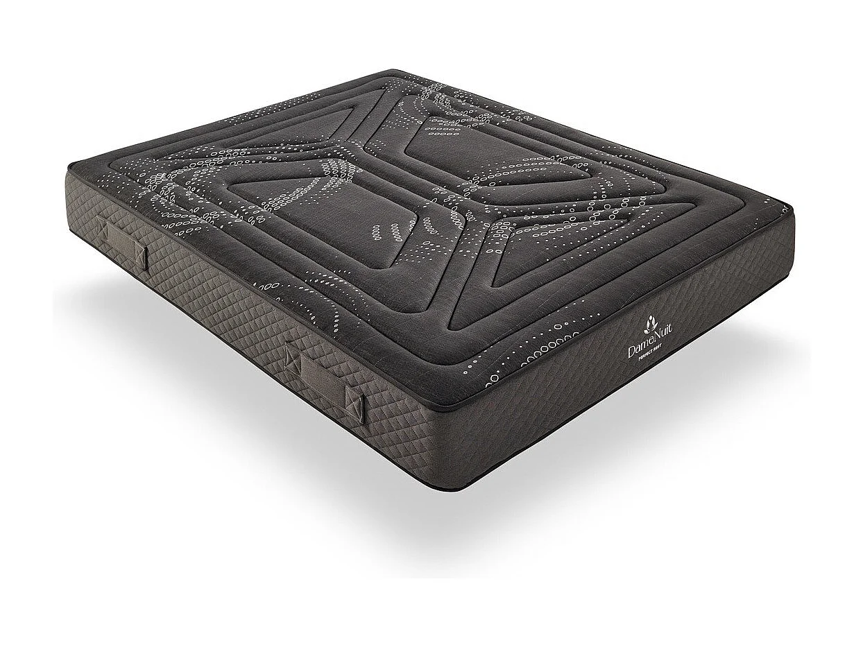 matras veren 200x200 dame nuit | soutien stevig évolutif | veren pocket deep spring & geheugen van vorm hr - 25cm d'epaisseur