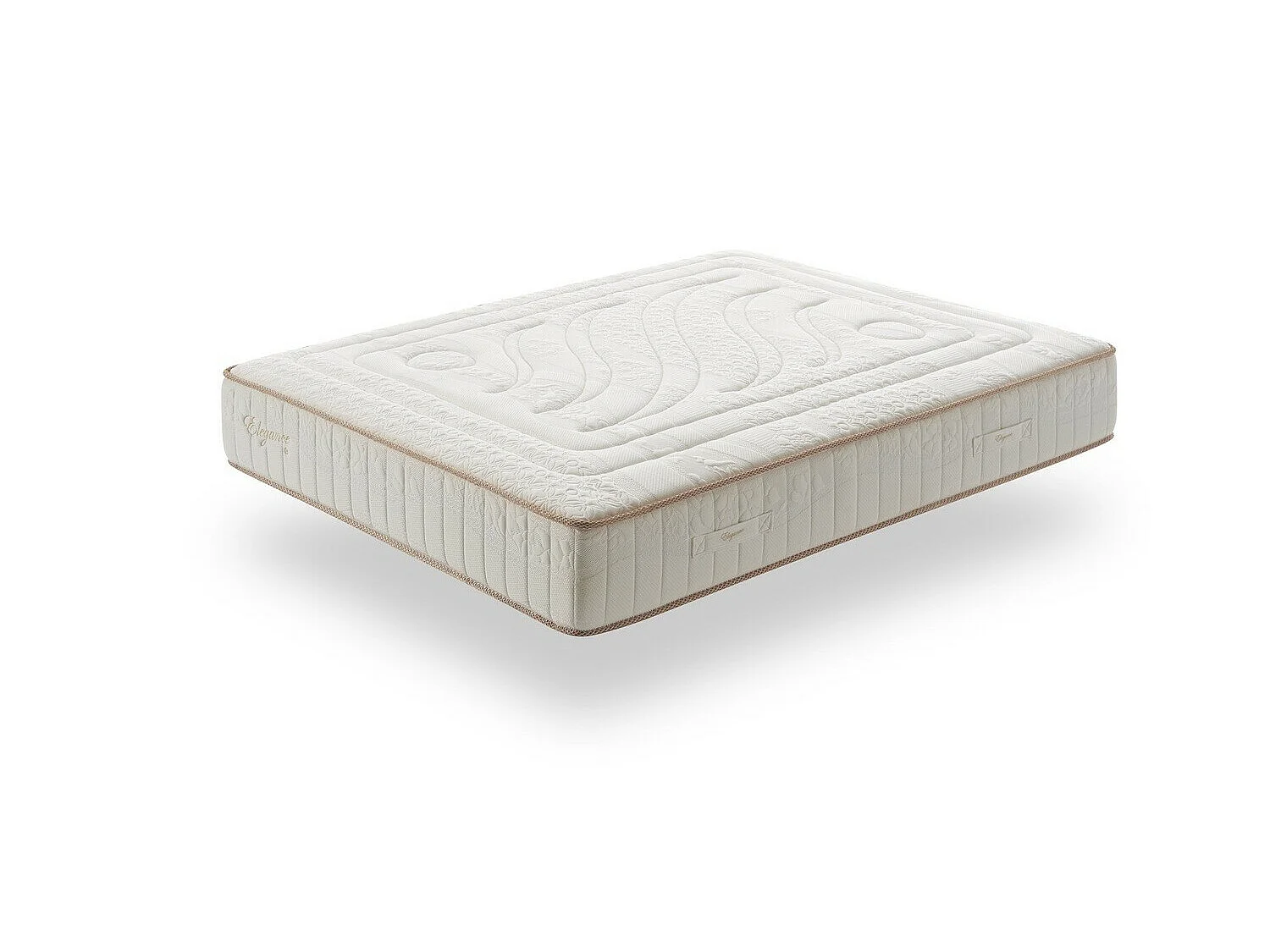 Matelas ressorts ensachés 140x200 elegance premier | épaisseur 30 cm | mousse à mémoire de forme | système multicouche différenciée | indépendance de couchage