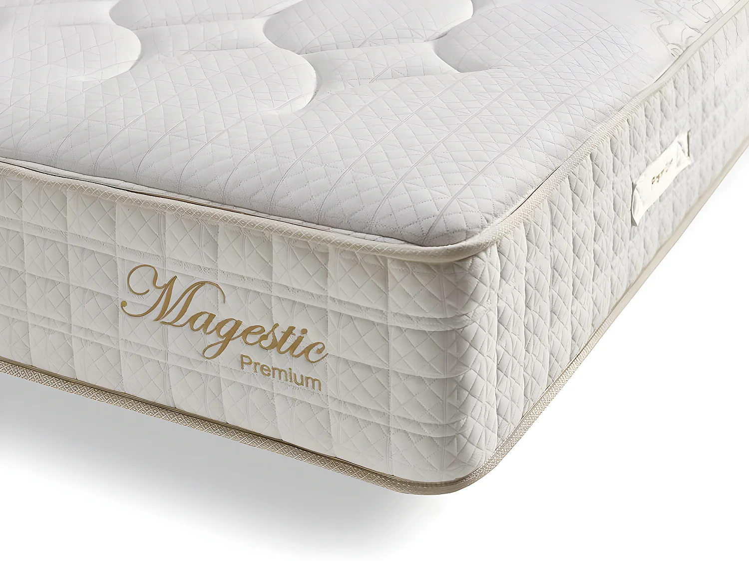 Matelas 160x200 ressorts magestic® | ressorts ensachés avec mousse á mémoire | épaisseur 30 cm - avec 9 couches différentes