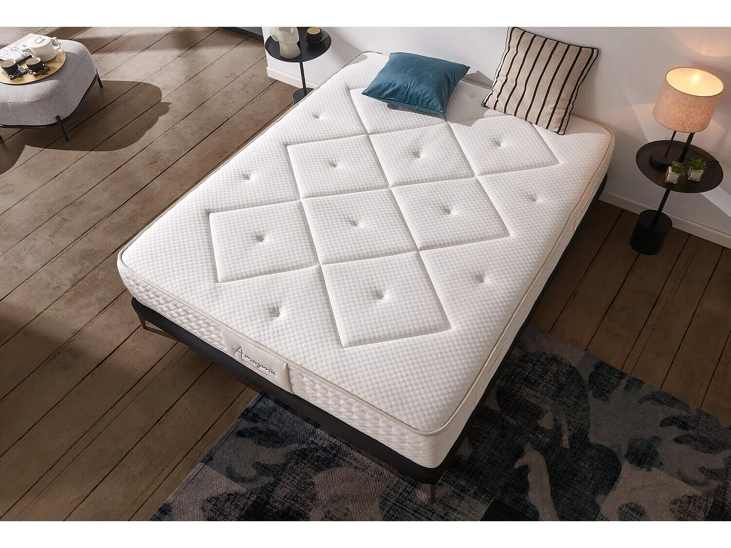 Matelas 150x200 ressorts amazonie fresh | ressorts ensachés fresh multi spring & mémoire de forme hr | soutien morphologique excellent - 25cm d'epaisseur