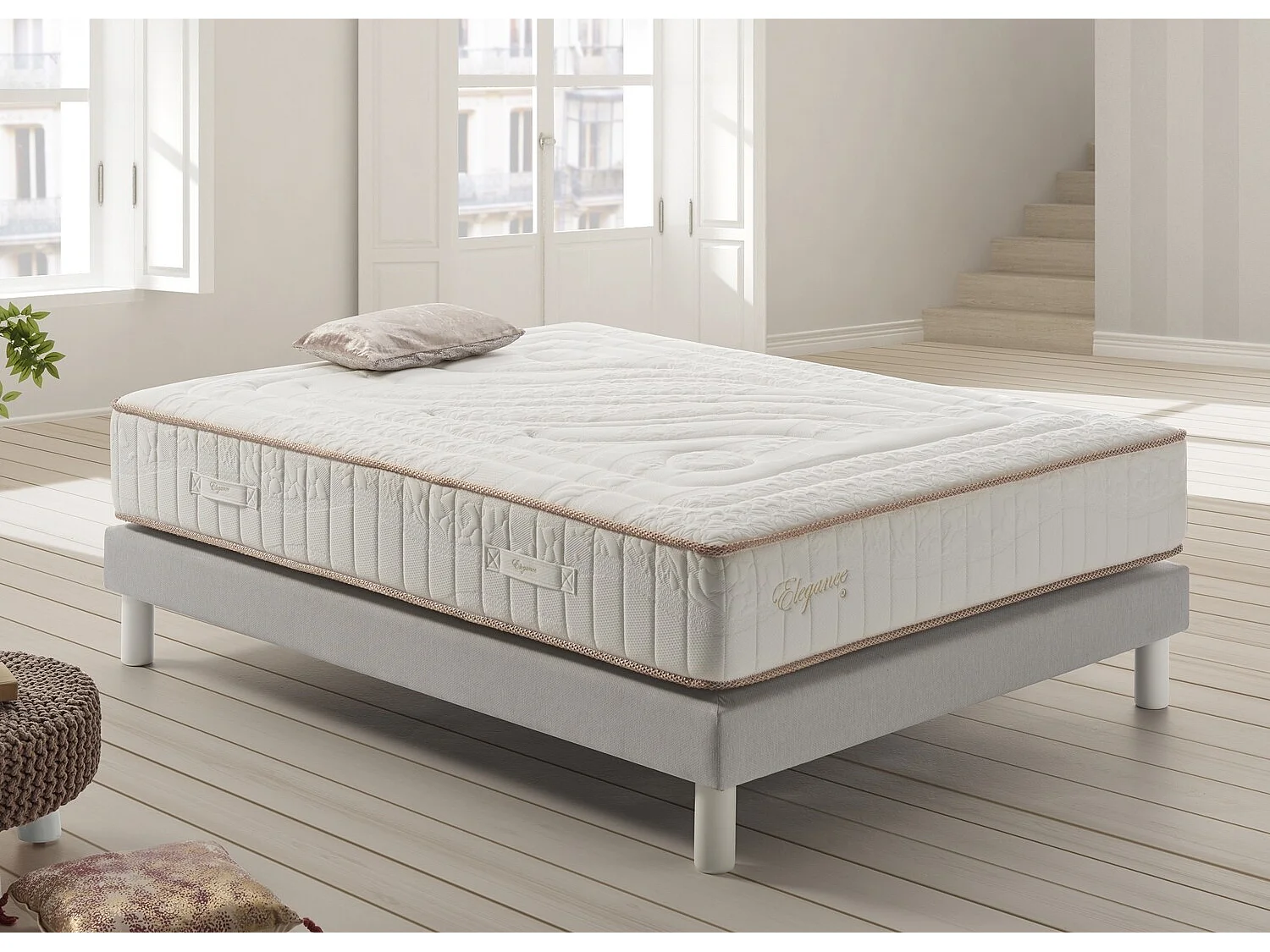 Matelas 160x200 elegance premier | ressorts ensachés | épaisseur 30 cm | mousse à mémoire de forme | système multicouche différenciée | indépendance de couchage