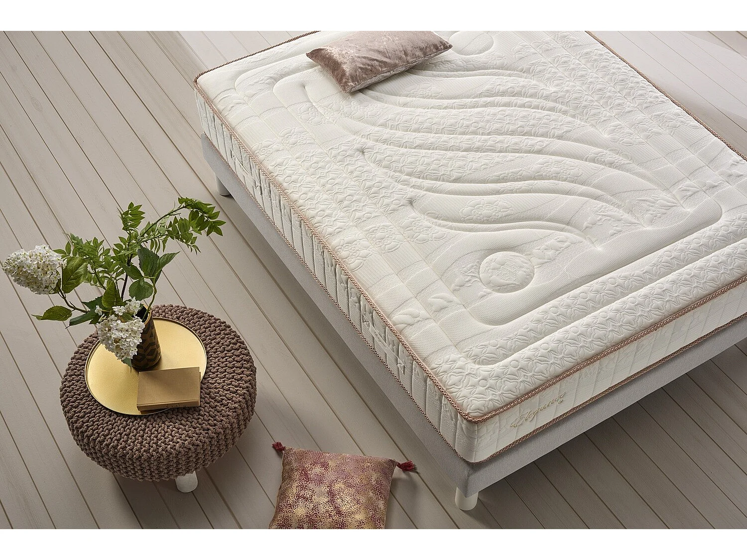 Matelas 160x200 elegance premier | ressorts ensachés | épaisseur 30 cm | mousse à mémoire de forme | système multicouche différenciée | indépendance de couchage