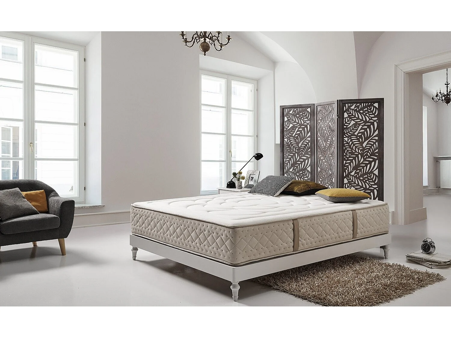 Matelas mousse 120x190 dream repair | mousse à mémoire de forme | épaisseur 30 cm | confort thérapeutique et orthopédique
