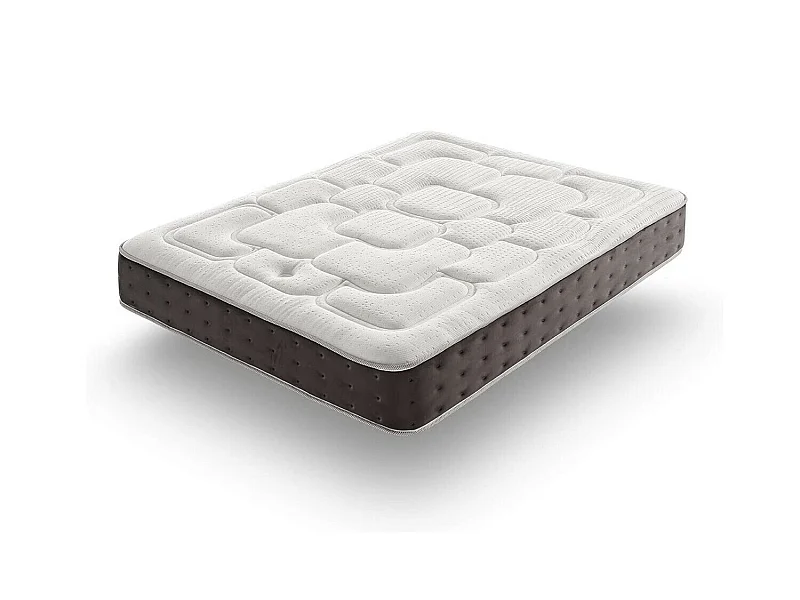 Matelas 120x190 mousse royal top® | mousse à mémoire de forme | viscographene | epaisseur 30 cm - thermo-regule | independance de couchage - 11 zones