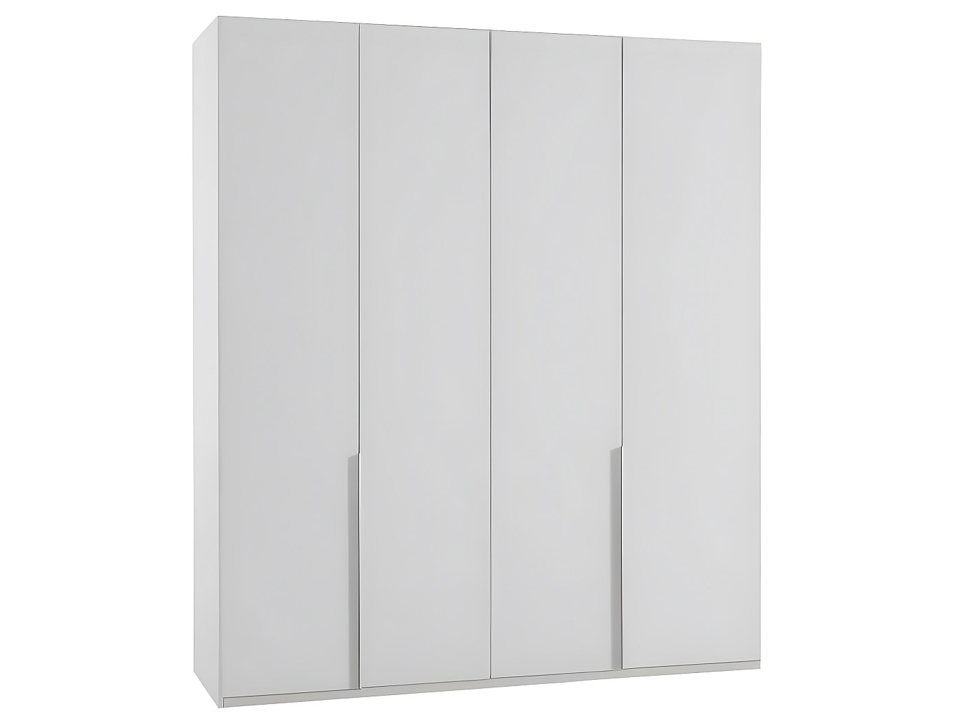 Armoire 4 portes WILMA 180 cm blanche