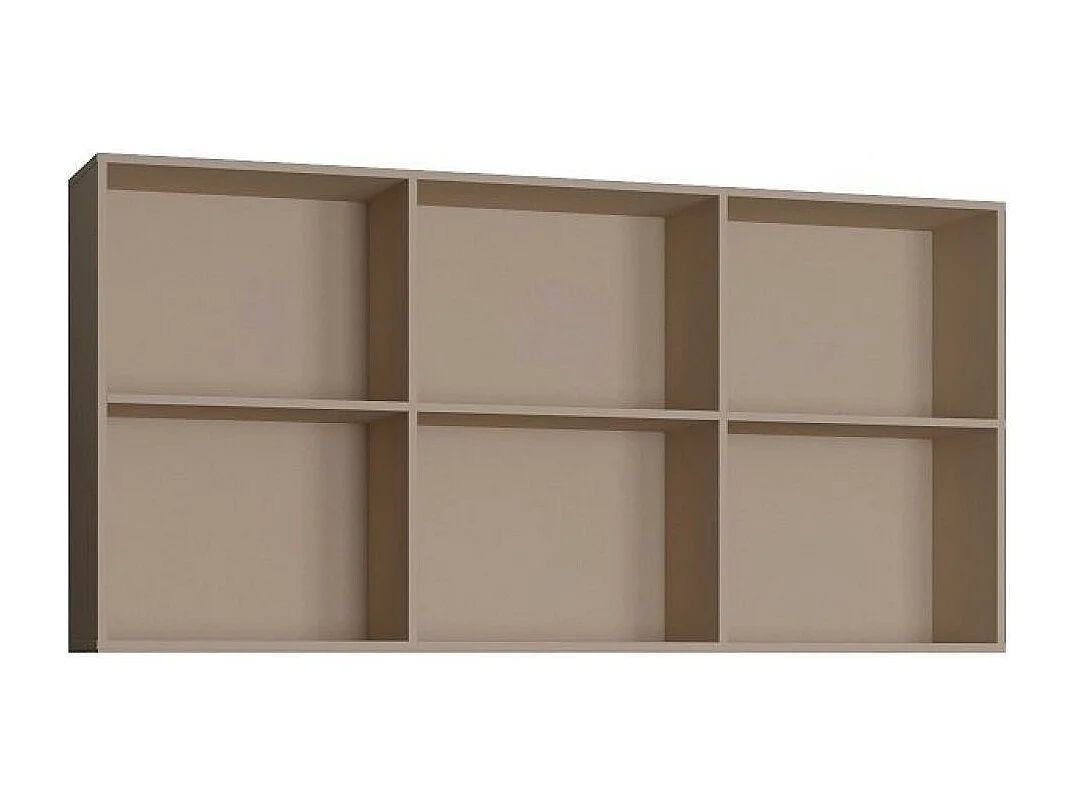 Surmeuble lit escamotable VERTIGO 90 x 200 cm taupe mat
