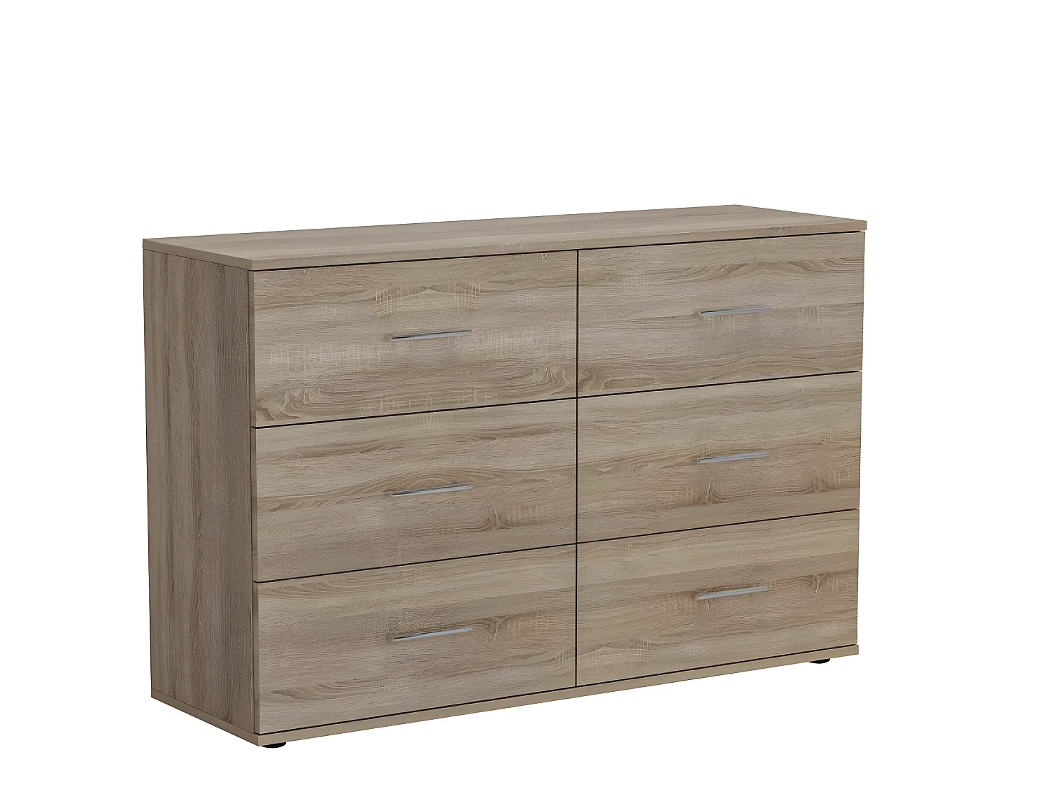 Commode SMART 6 tiroirs chêne