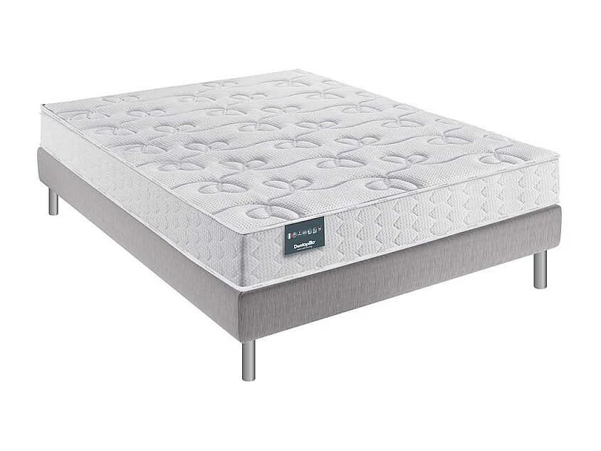 Ensemble Dunlopillo LYS Sommier Confort Ferme 120x190