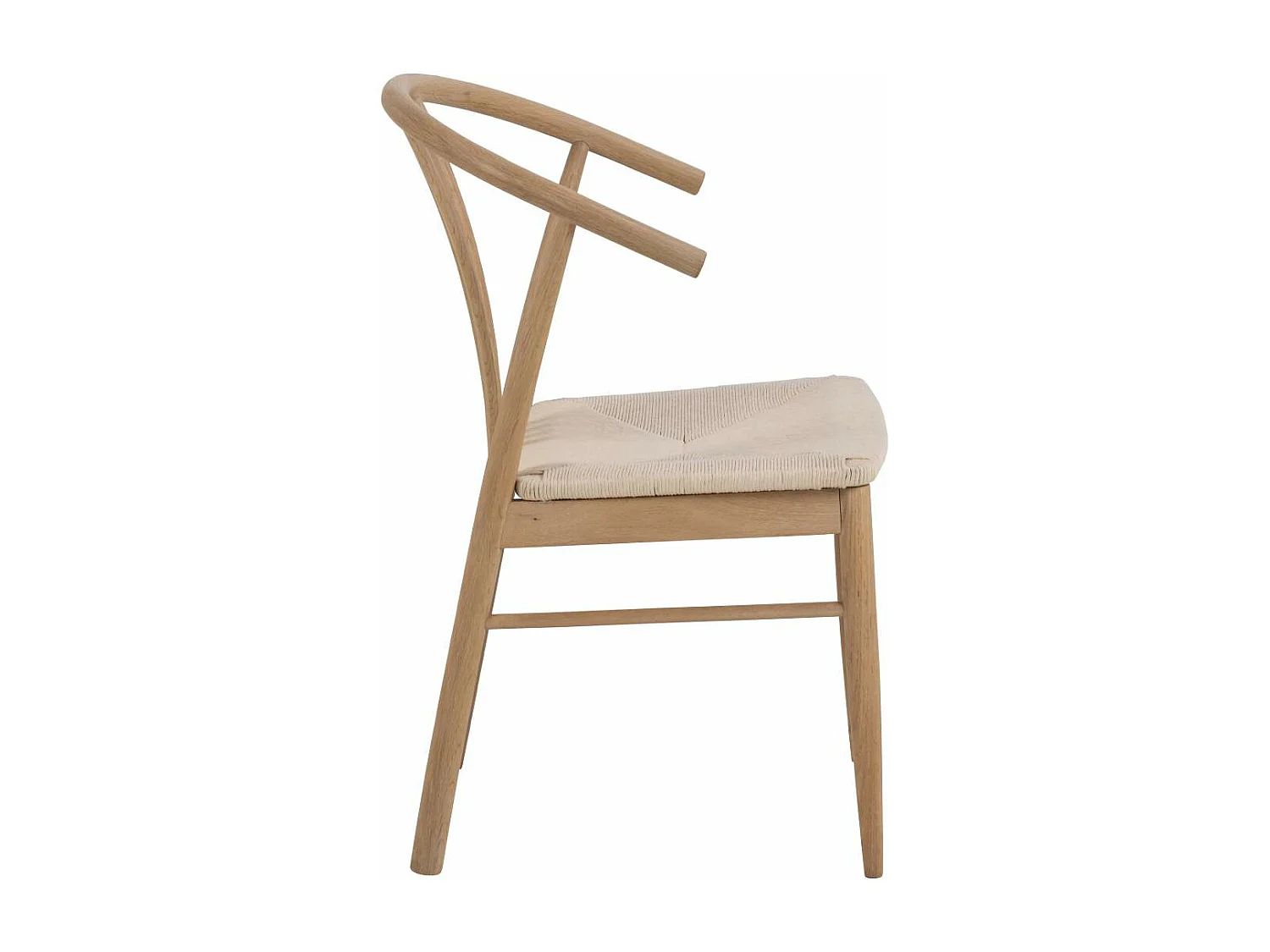 York chaise de salle à manger avec accoudoirs chêne.