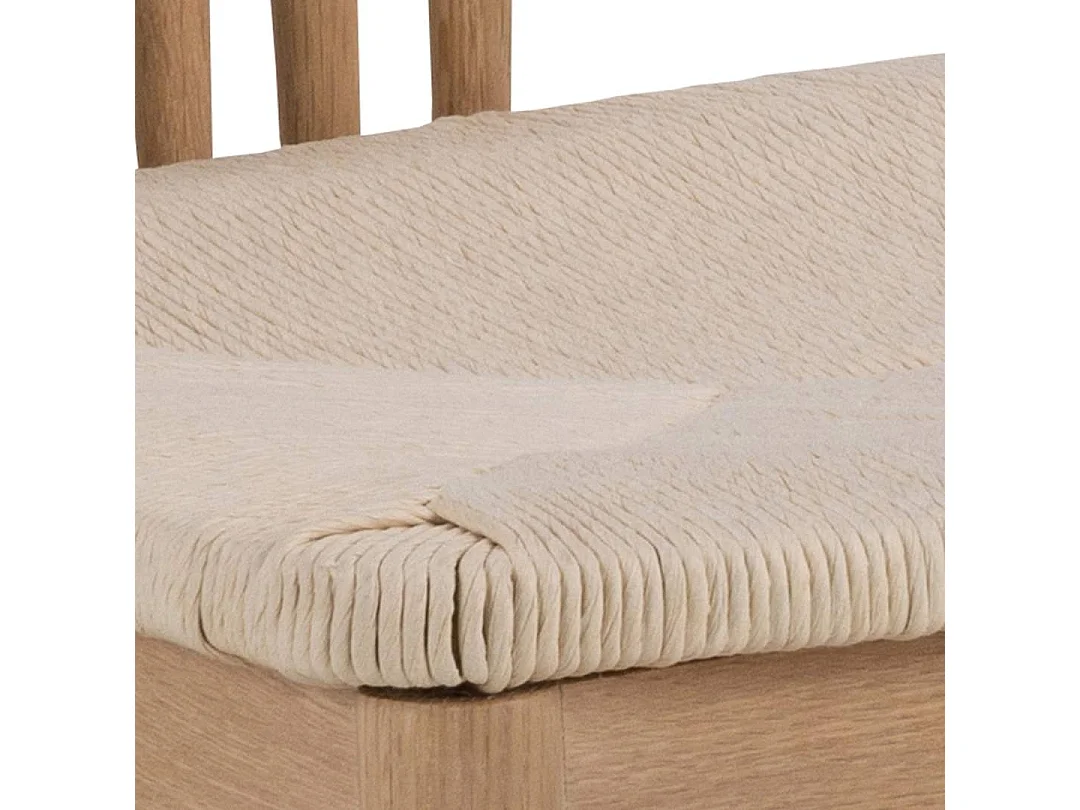 York chaise de salle à manger avec accoudoirs chêne.