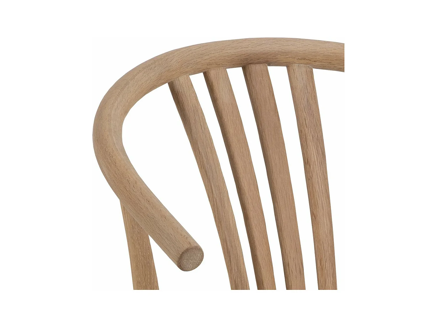 York chaise de salle à manger avec accoudoirs chêne.