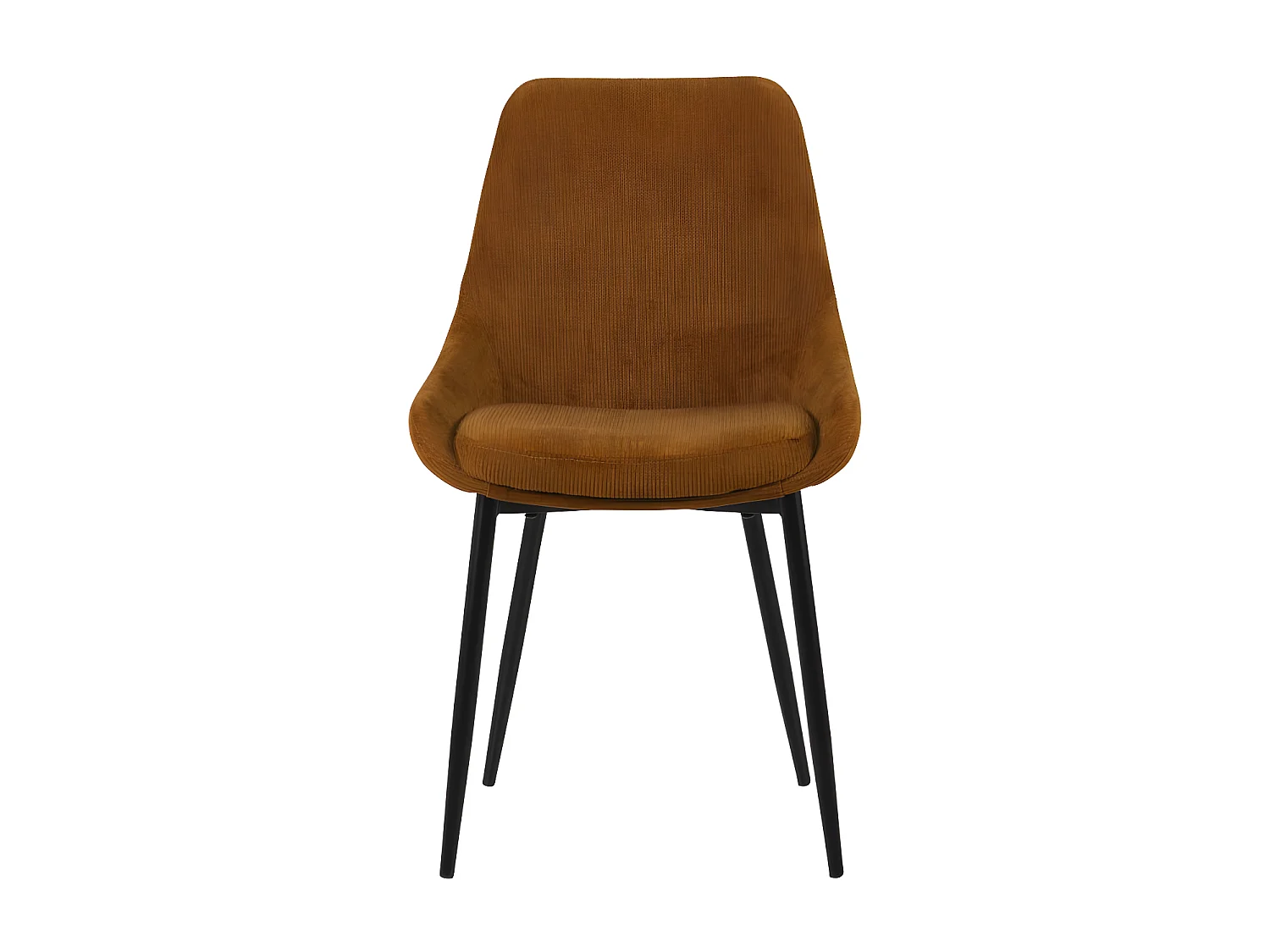 Lot de 2 chaises design velours côtelé ZAIPO