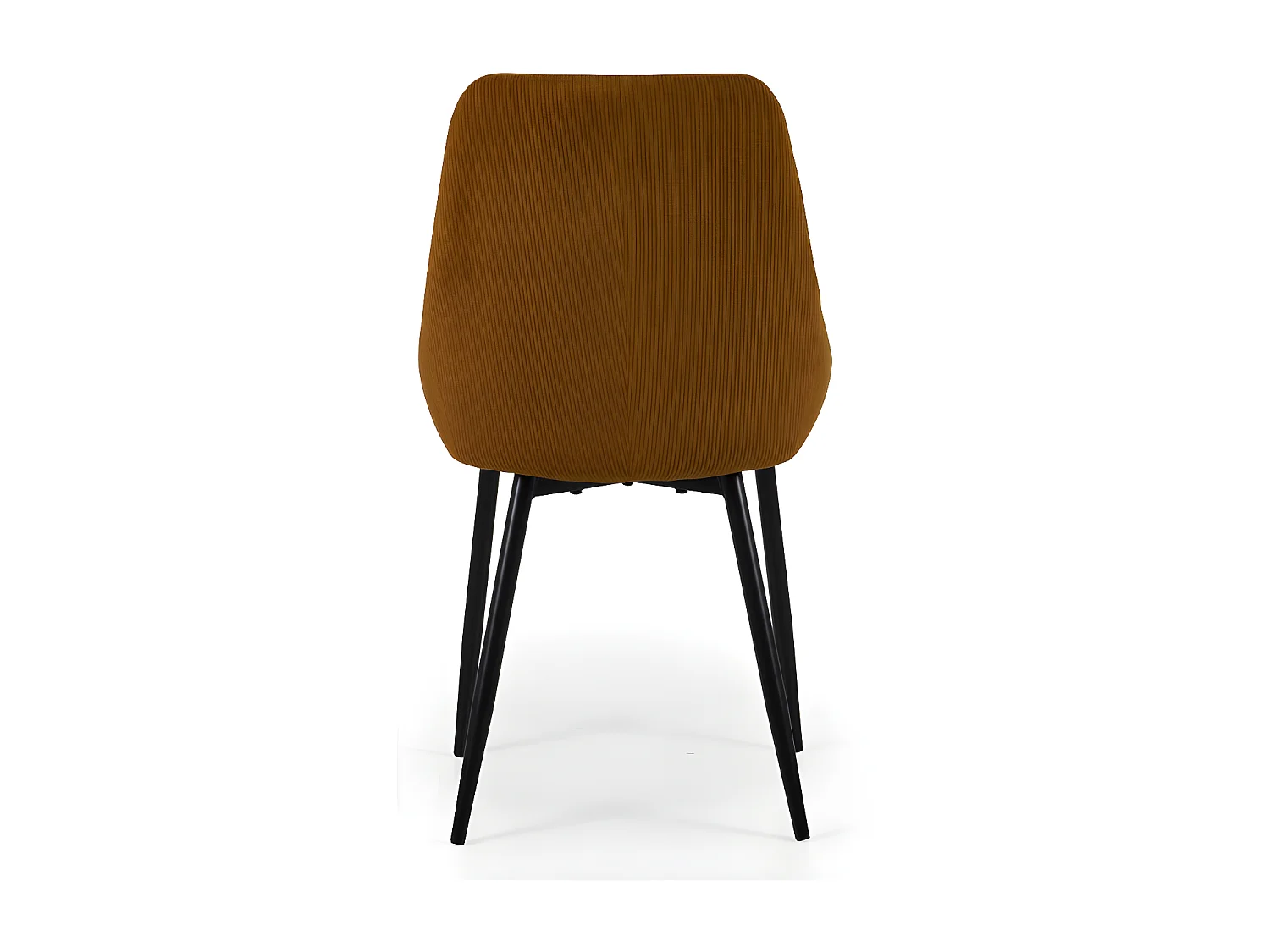 Lot de 2 chaises design velours côtelé ZAIPO