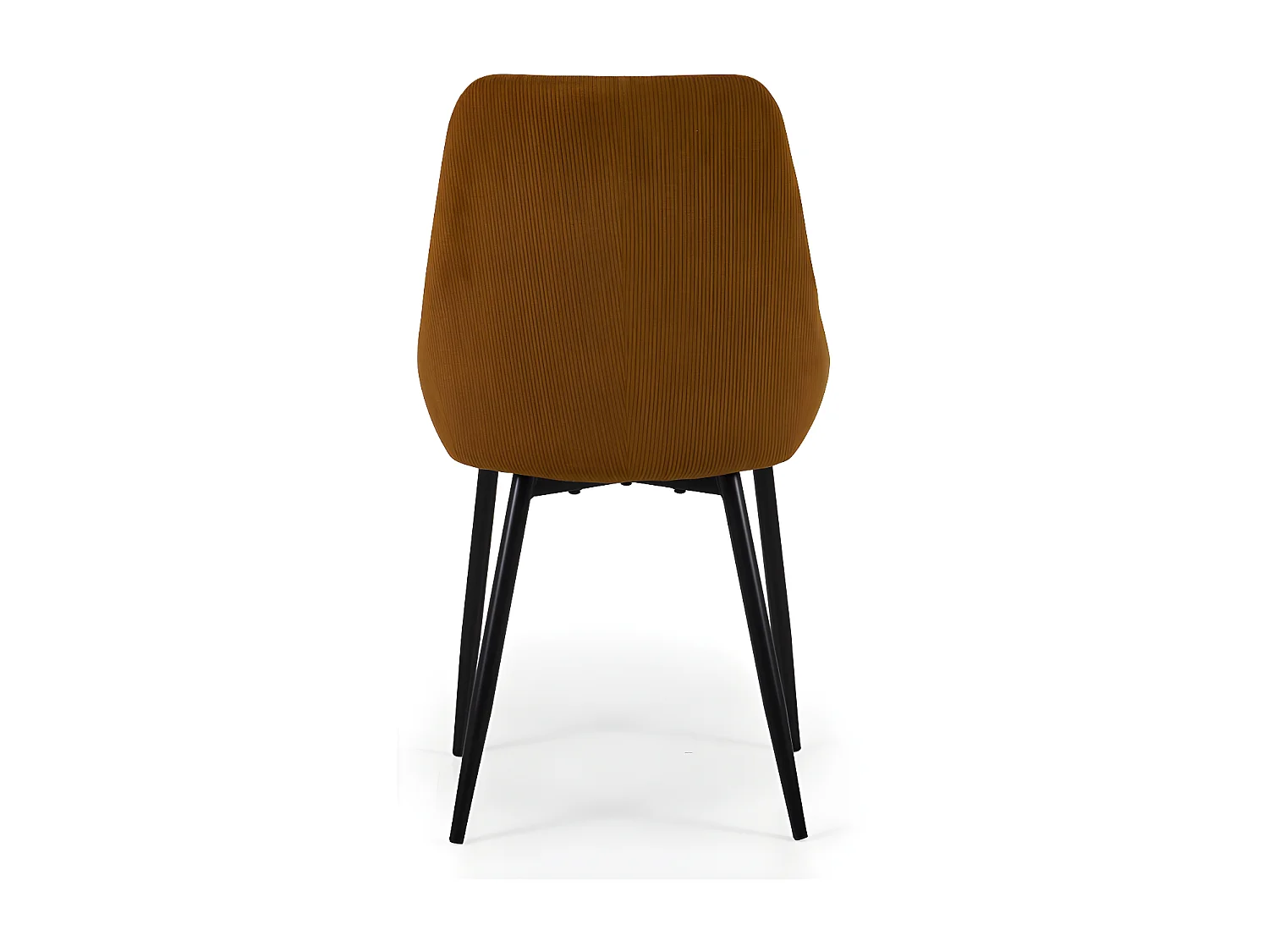 Lot de 2 chaises design velours côtelé ZAIPO