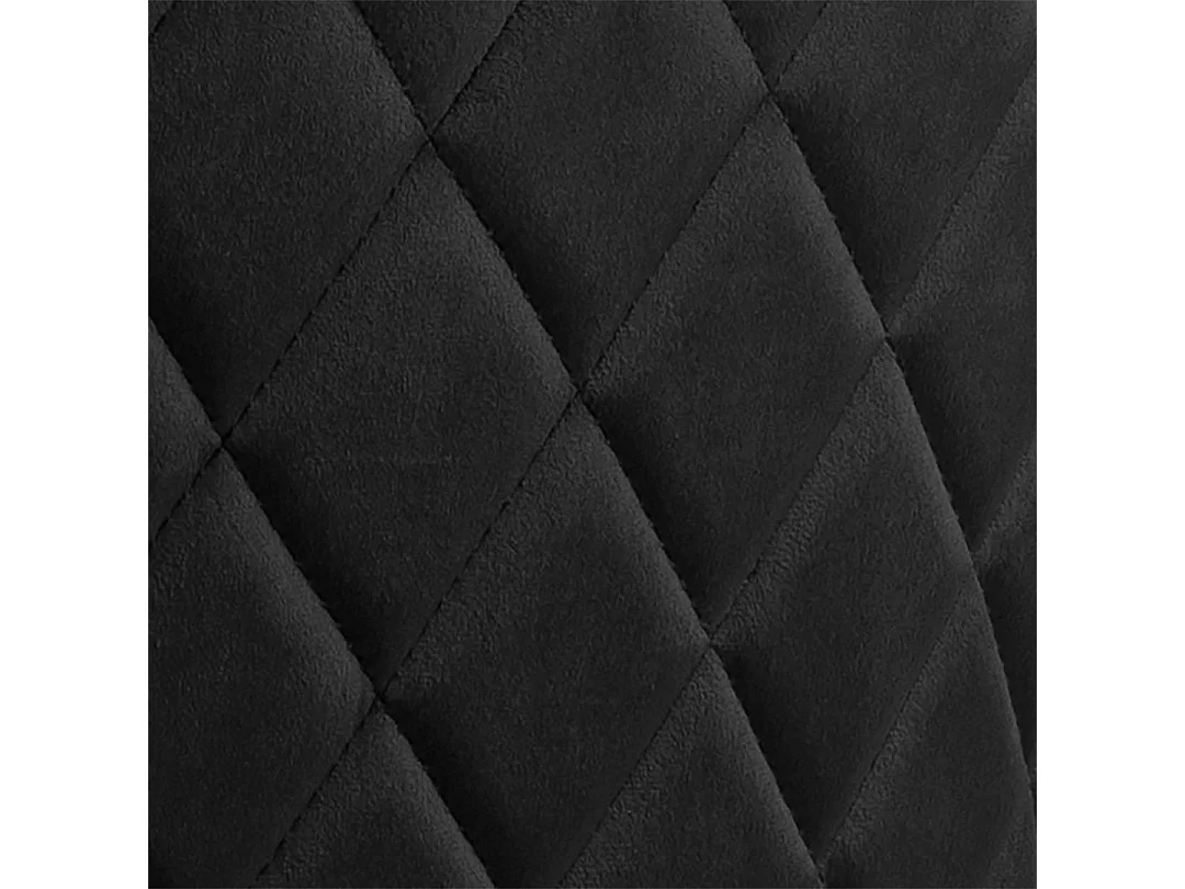 Louise Esszimmerstuhl Velour schwarz.