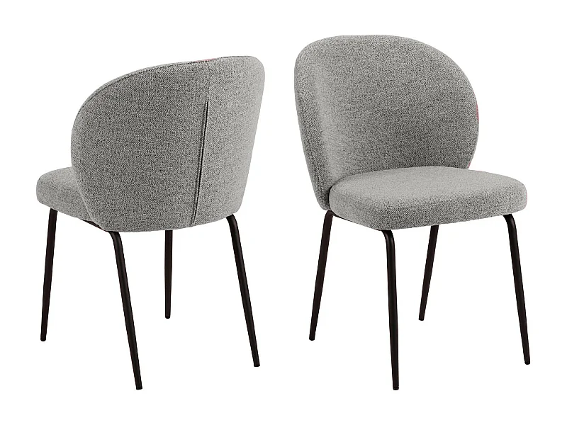 Sedia da pranzo Patricia grigia.