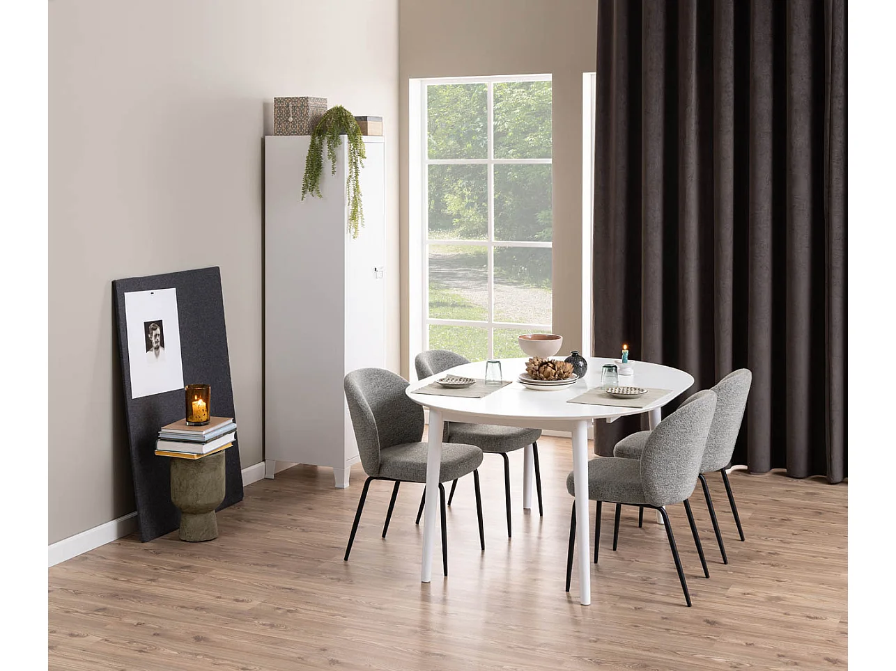 Patricia Esszimmerstuhl grau.