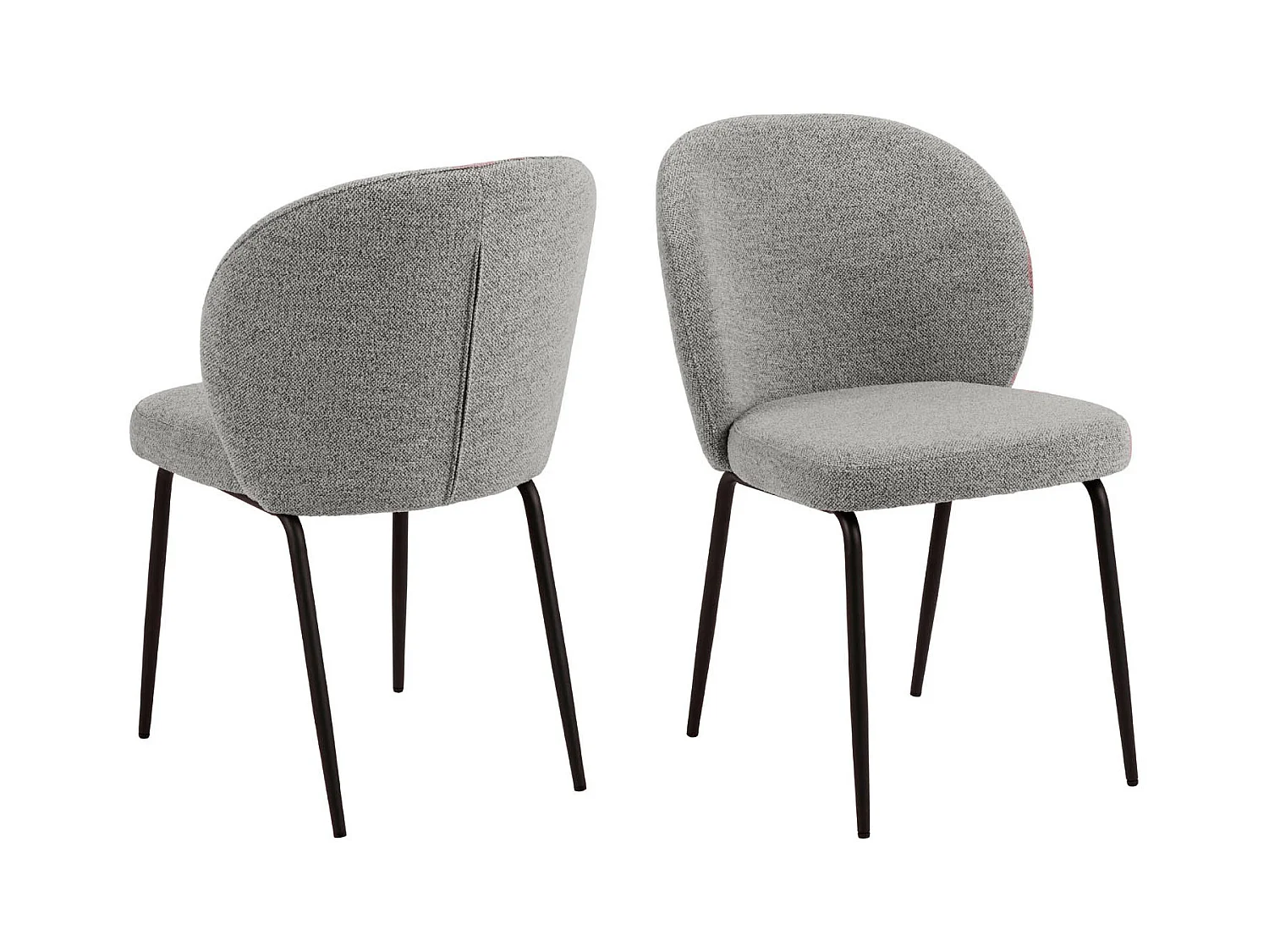 Patricia chaise de salle à manger gris.