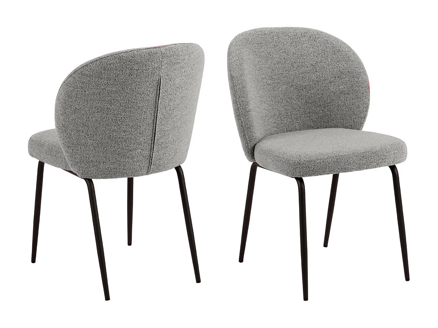 Sedia da pranzo Patricia grigia.